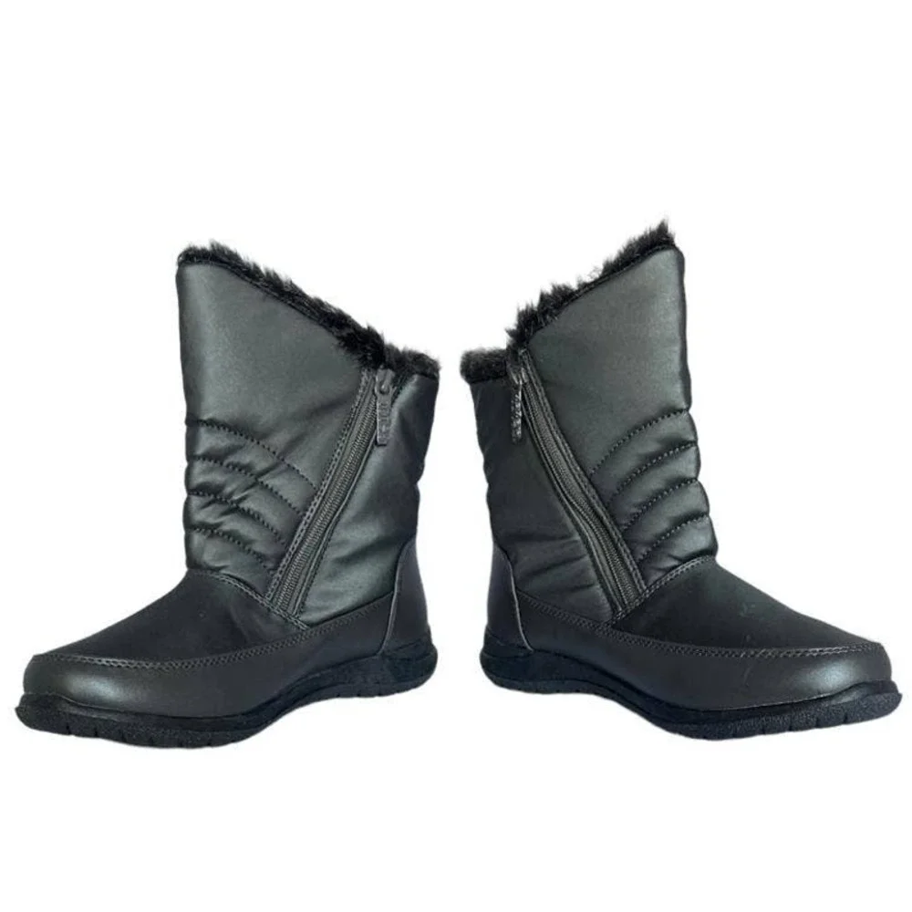 💎✨SALE✨💎 Totes MARTHA Pewter Women's boots - Picture 2 of 7